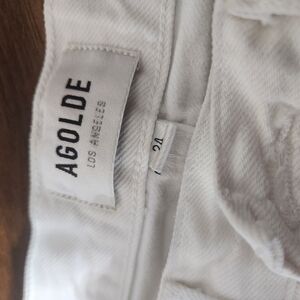 AGOLDE White Denim Jeans